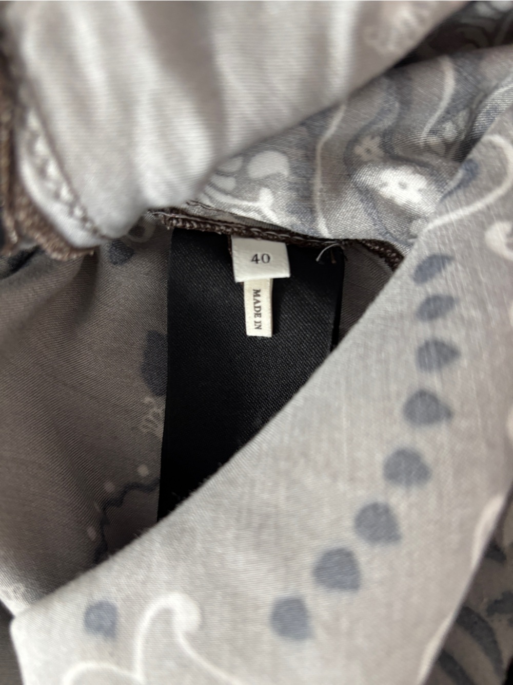 Bandana Print Midi Dress FR40/US8 - Picture 7 of 7